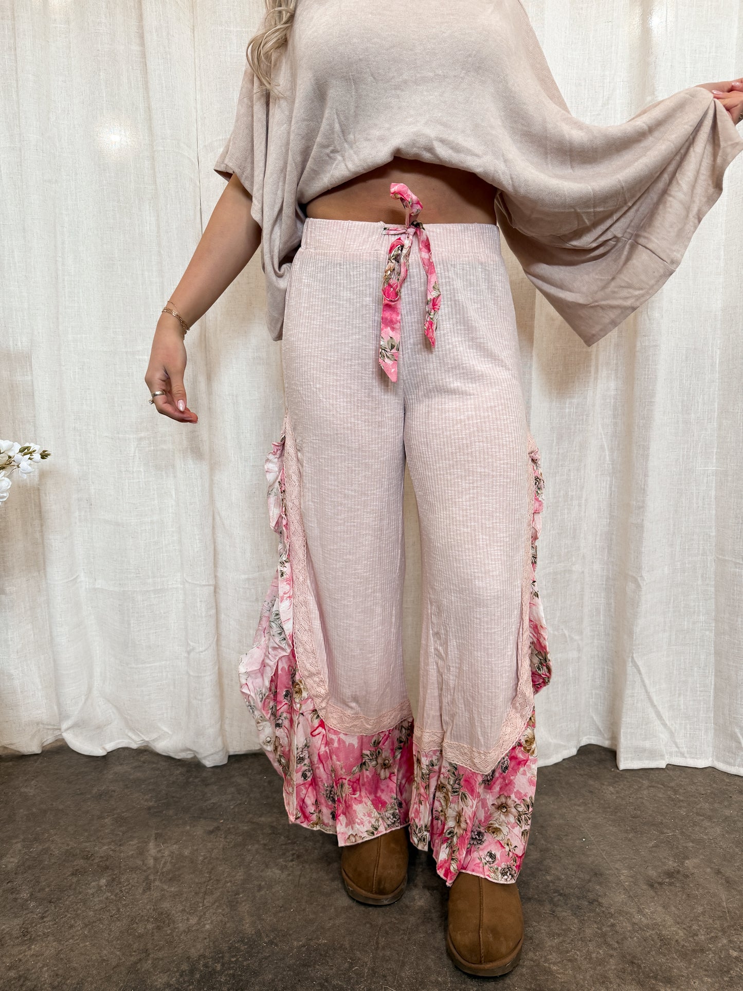 Blush Tulip Bohemian Pants
