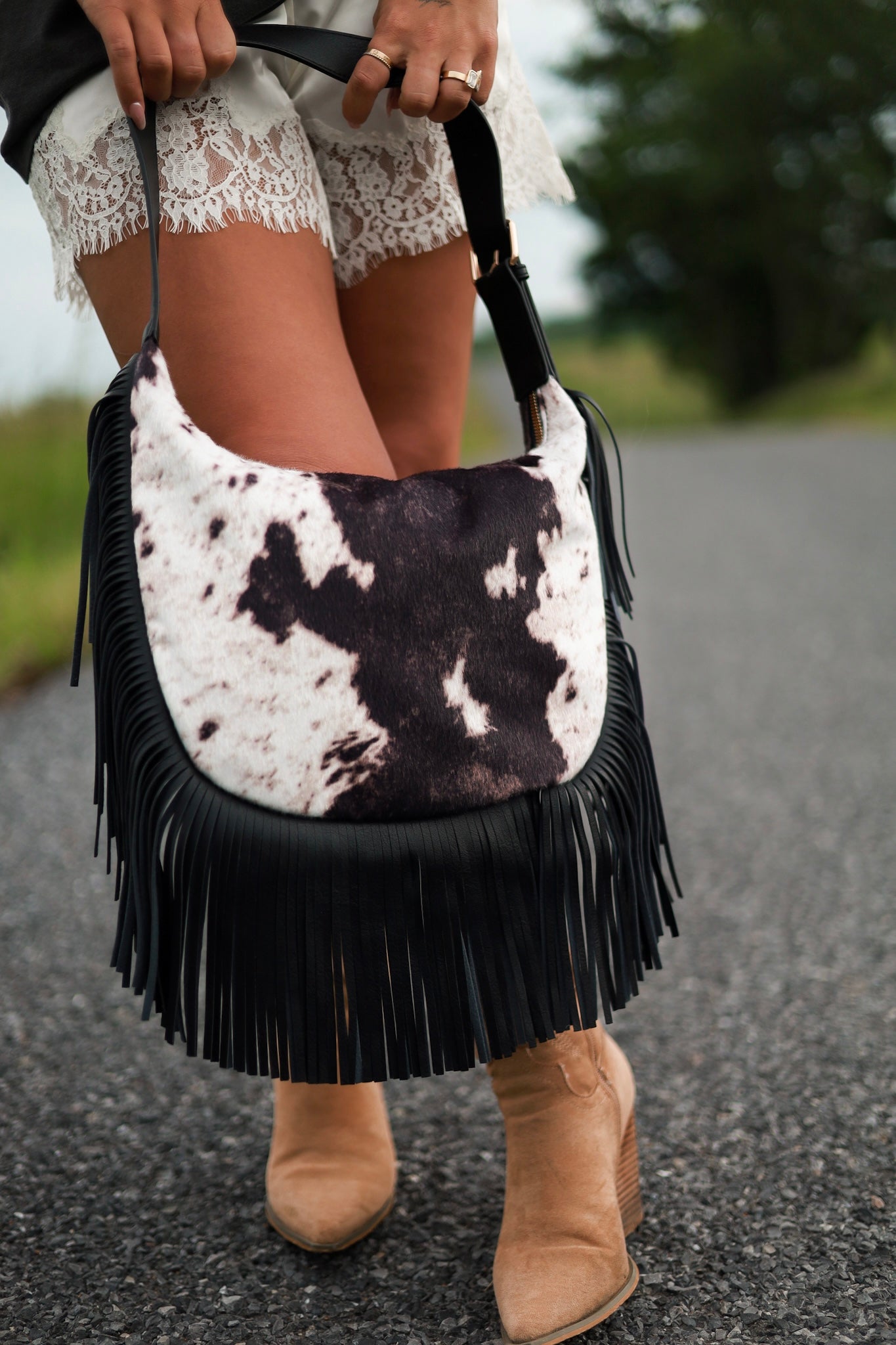 Cowhide Shoulder Bag