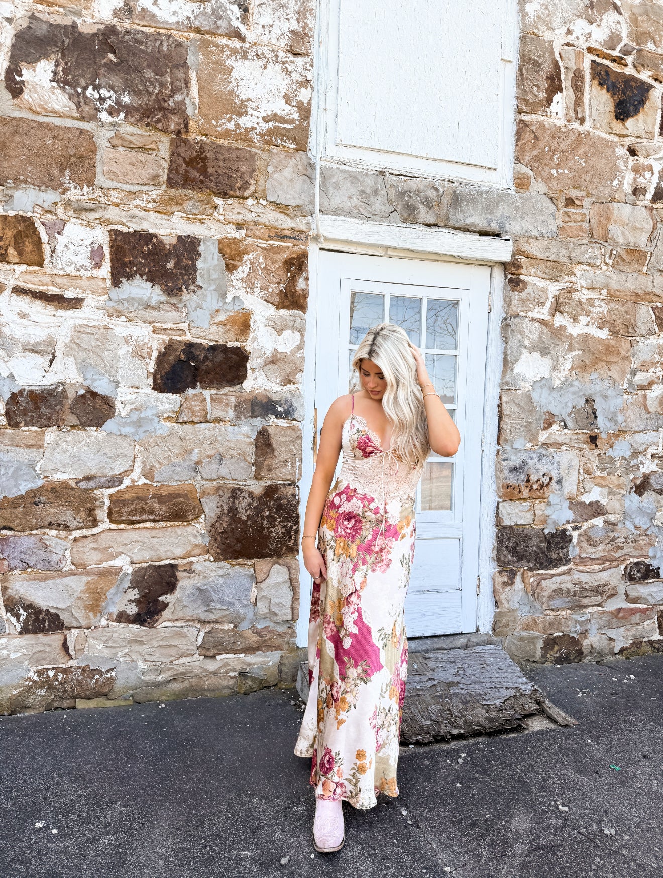 PREORDER Meadow Romance Lace Maxi Dress