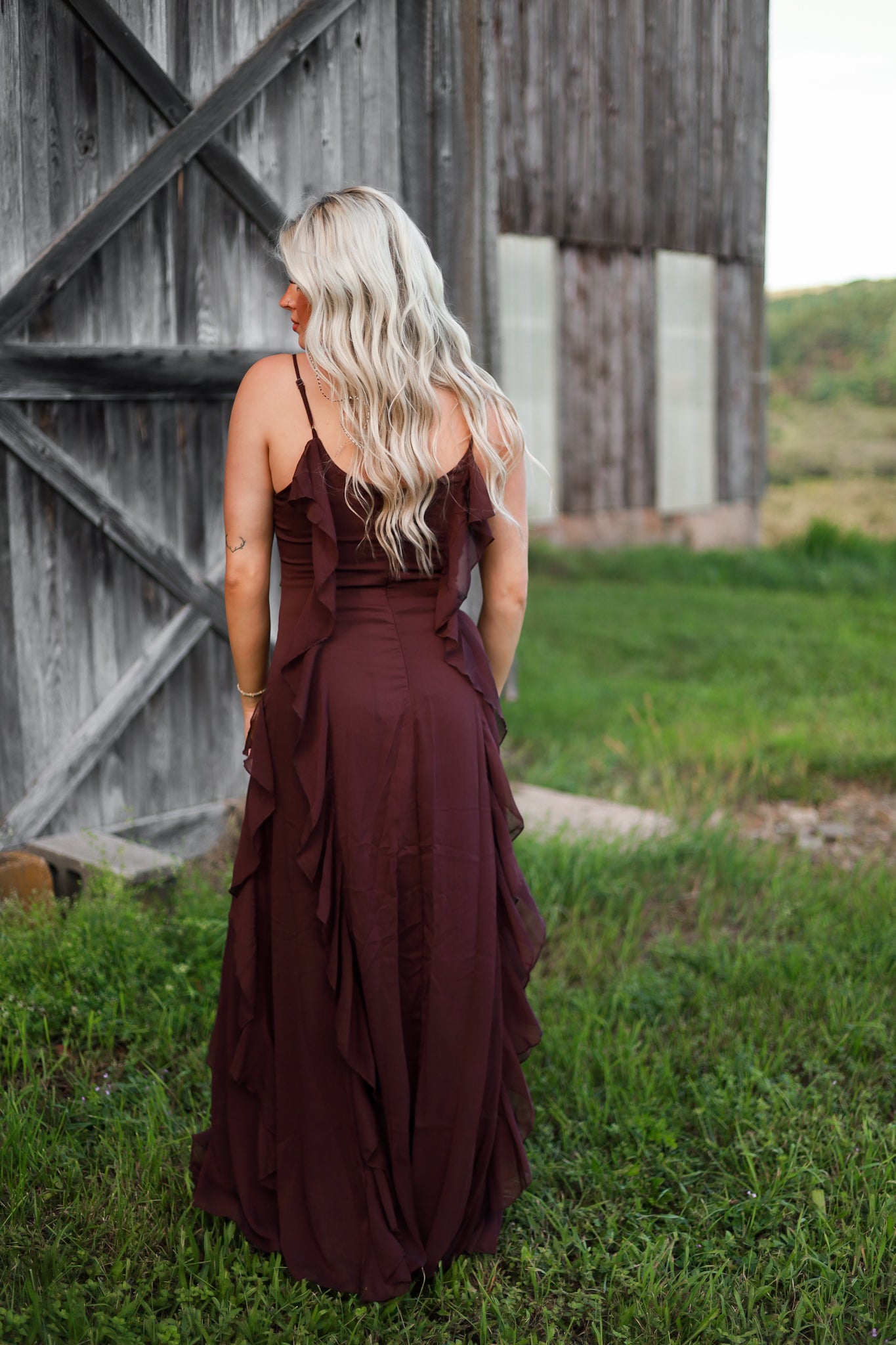 Western Haven Dress - Brown