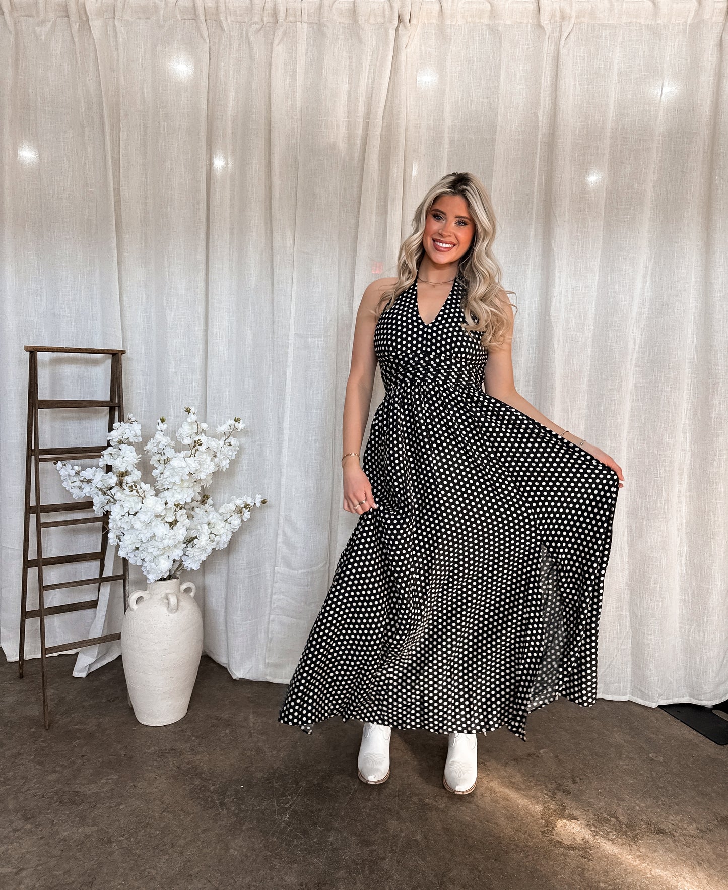 Dottie Halter Maxi Dress