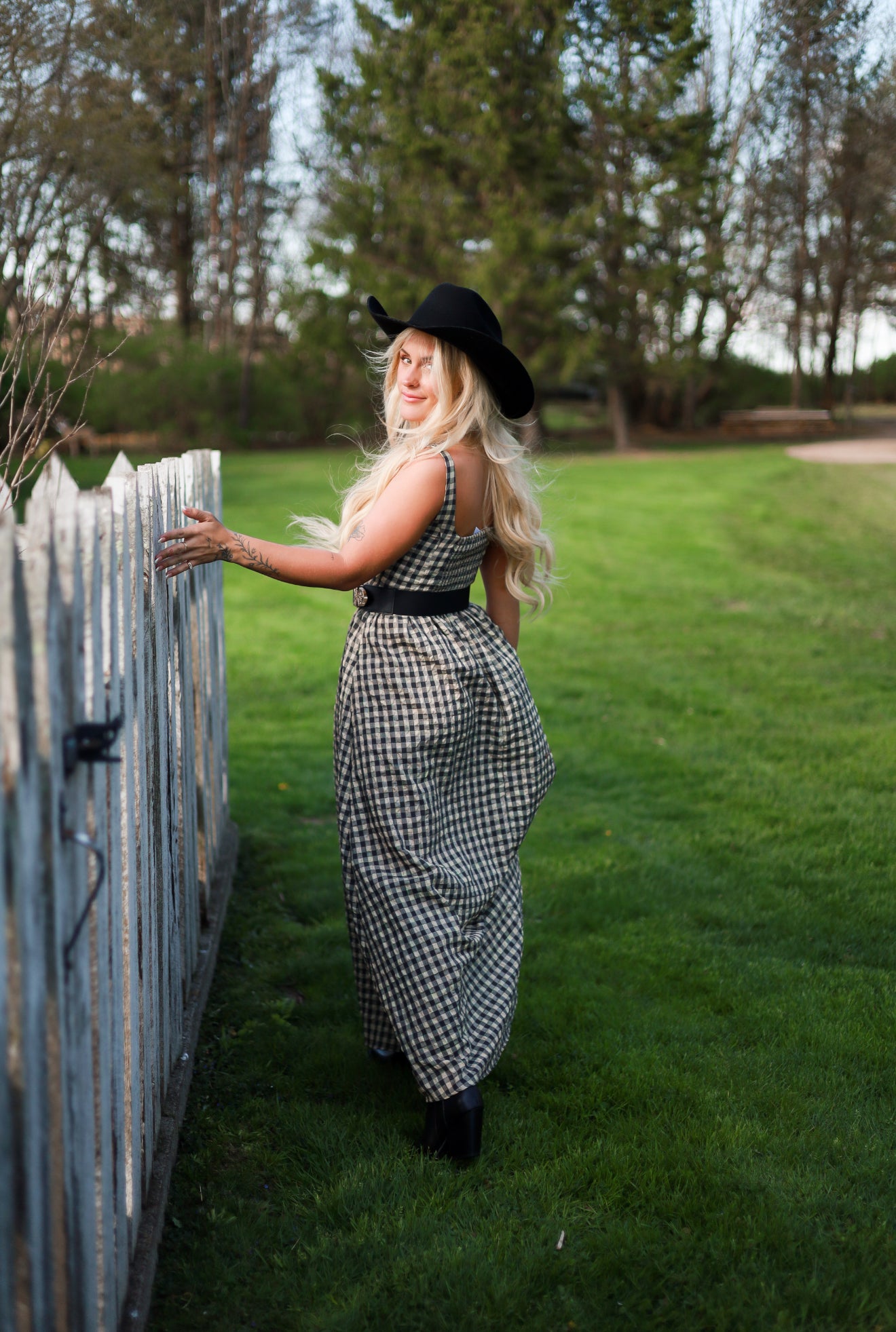 Daydream Maxi Dress - Gingham