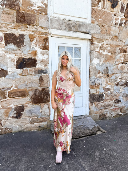 PREORDER Meadow Romance Lace Maxi Dress