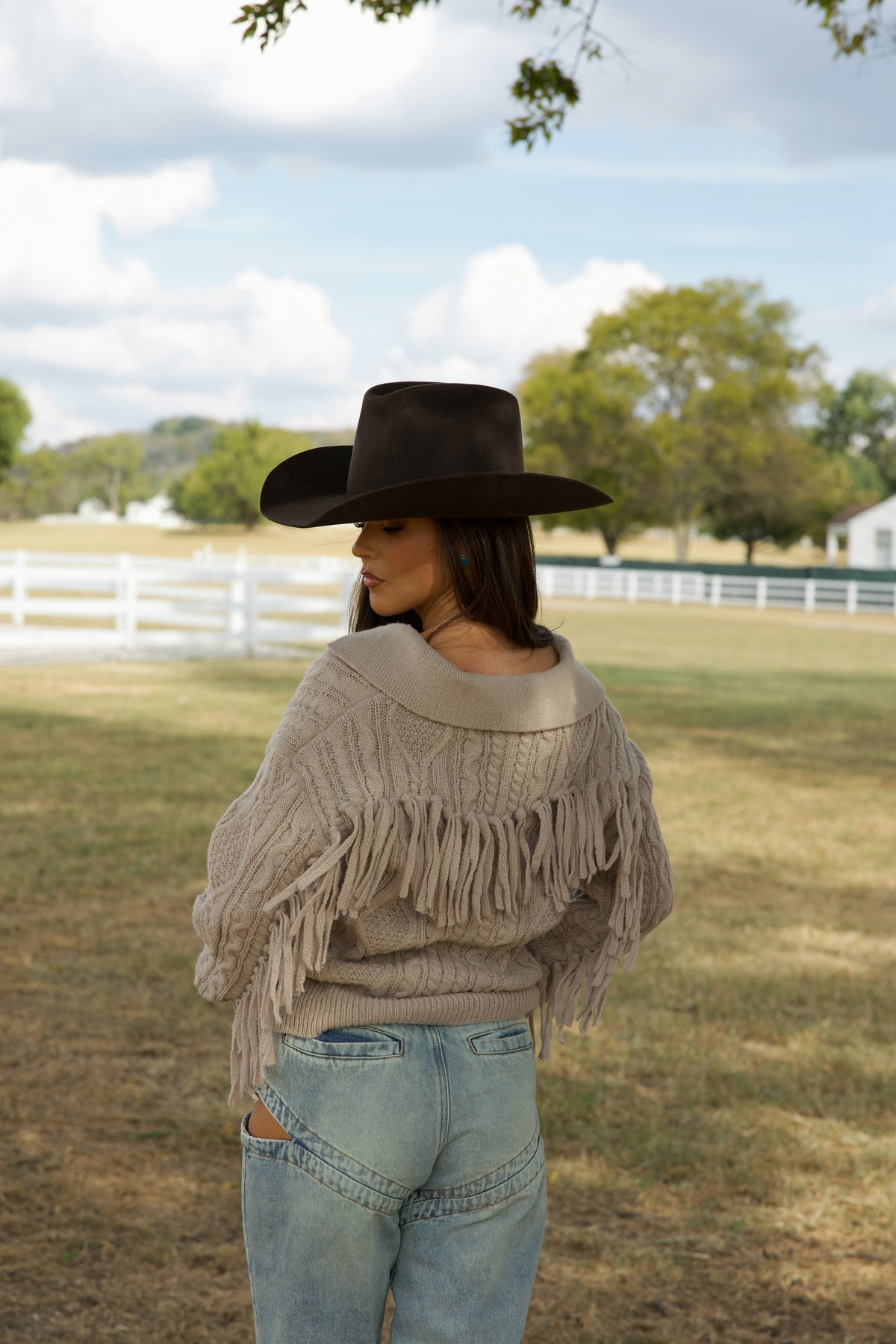 Dusk Fringe Sweater