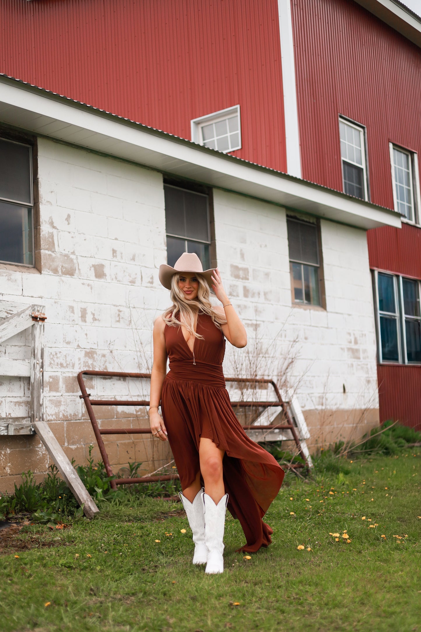 Saguaro Dress - Cayenne