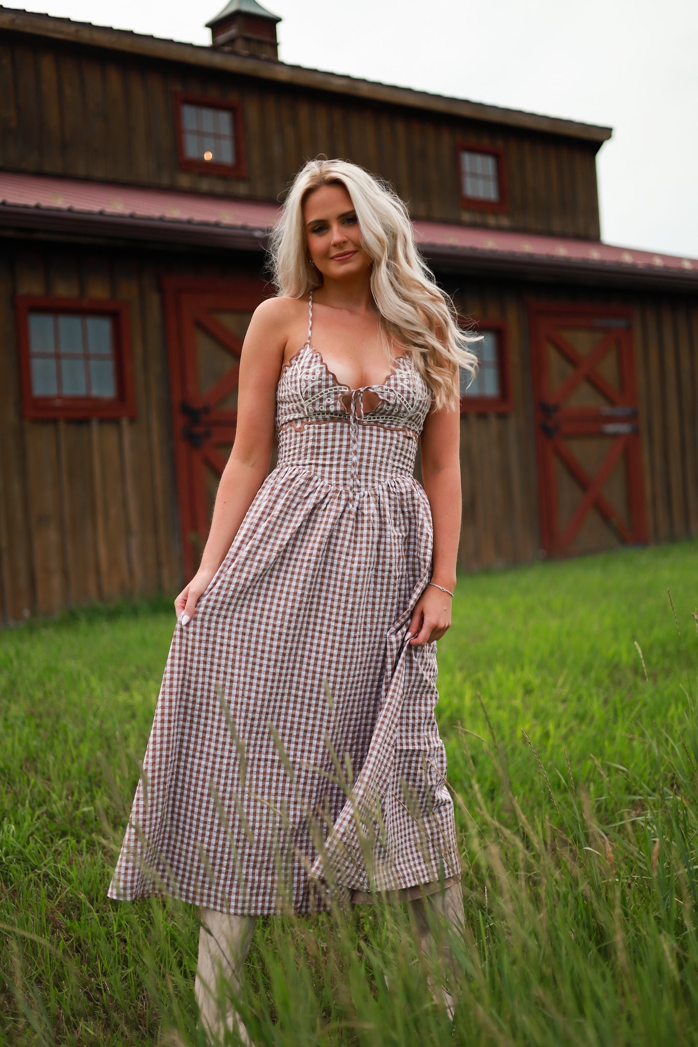 Clover Cottage Midi Dress