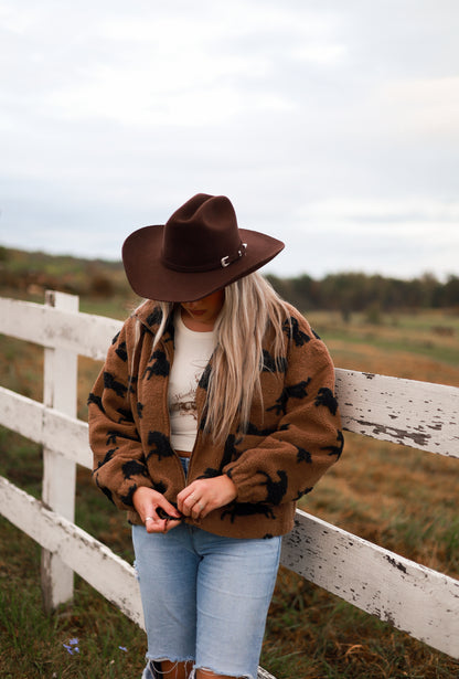 Mustang Zip Up