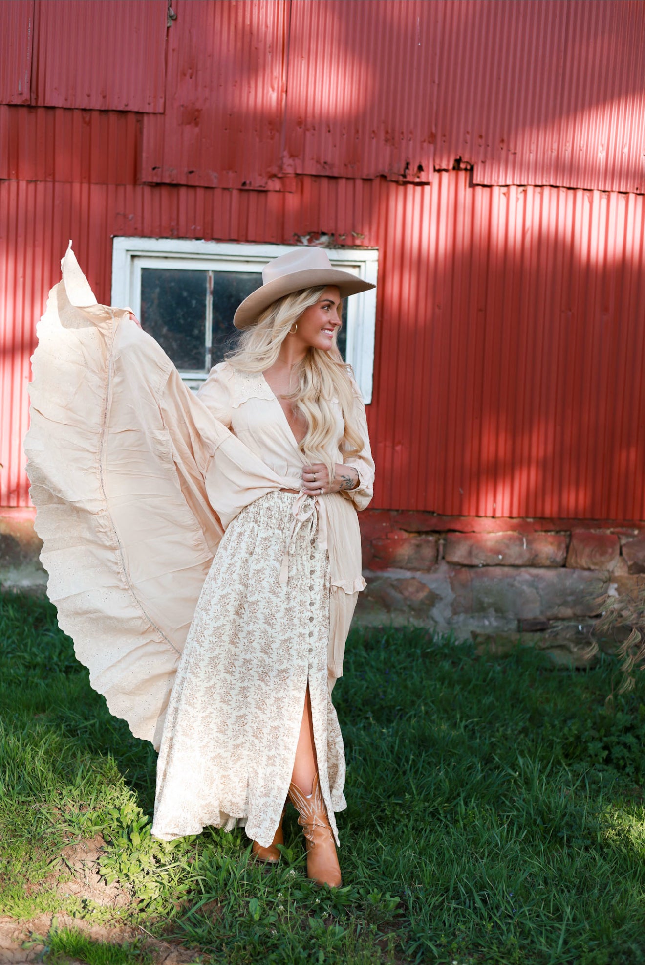 Boho Embroidered Kimono Robe
