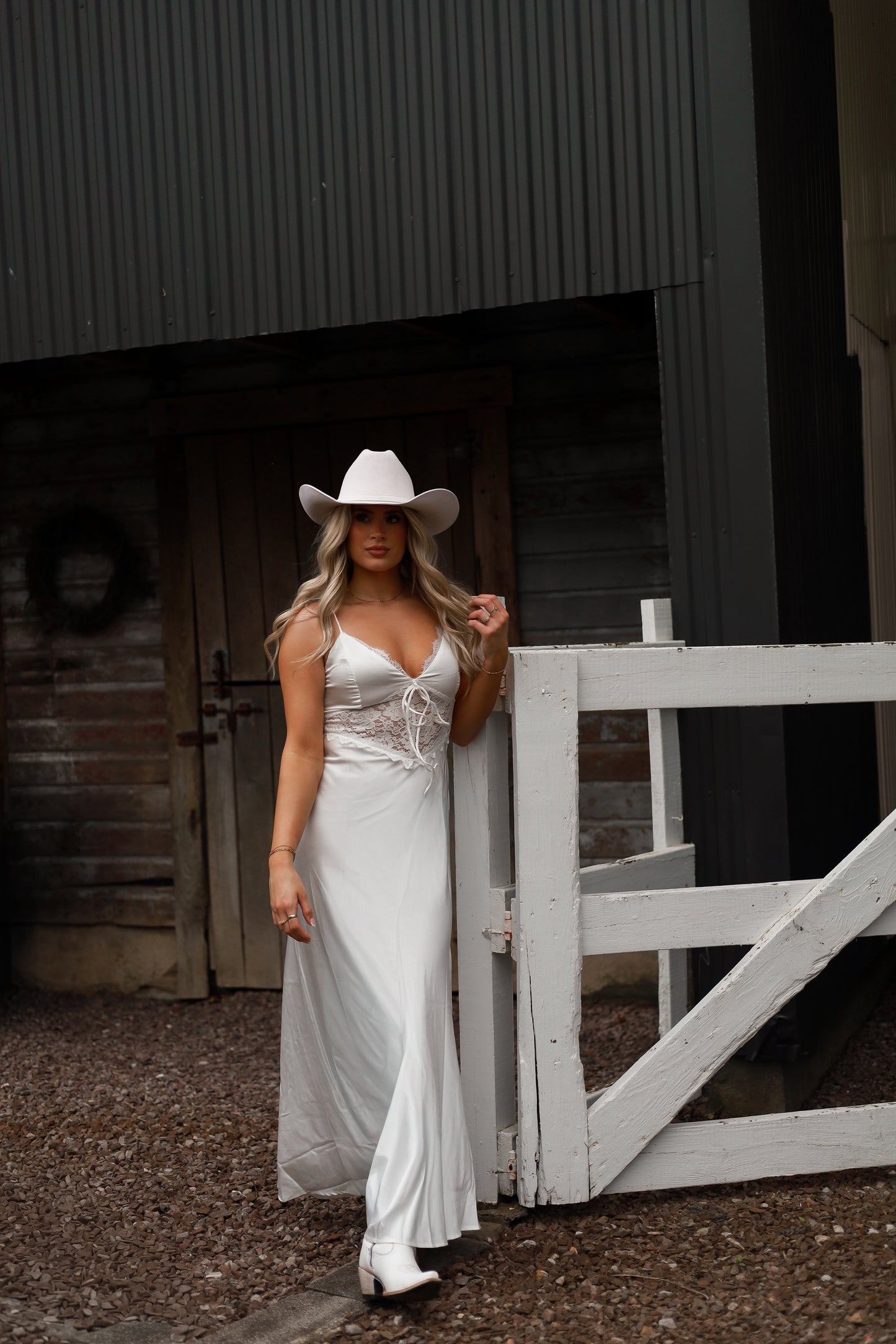 Stallion Dress - White