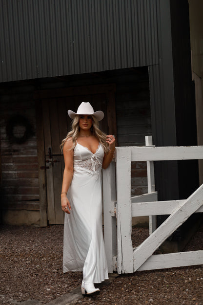 Stallion Dress - White
