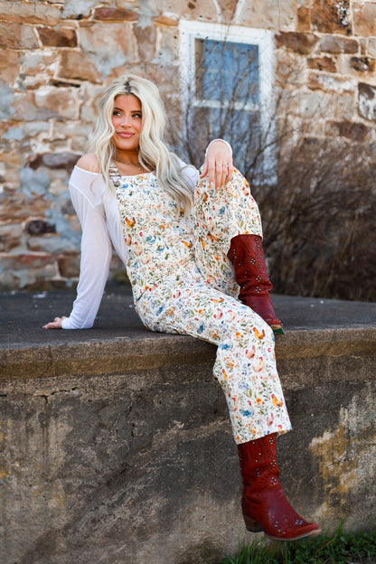 Spring Chicken Overalls