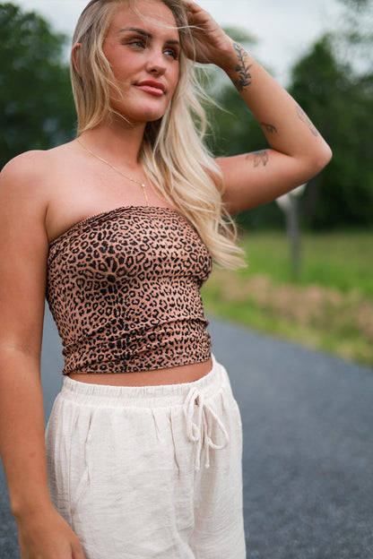 Seamless Tube Top - Cheeta