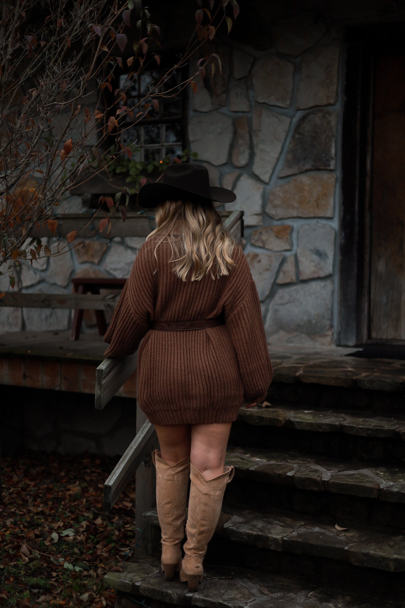 Doe Trail Knit Sweater Dress