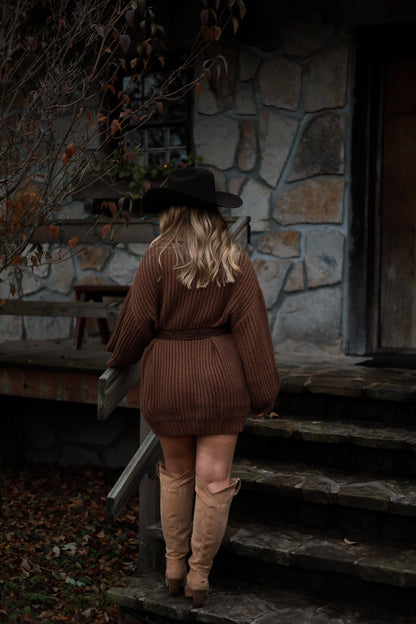 Doe Trail Knit Sweater Dress