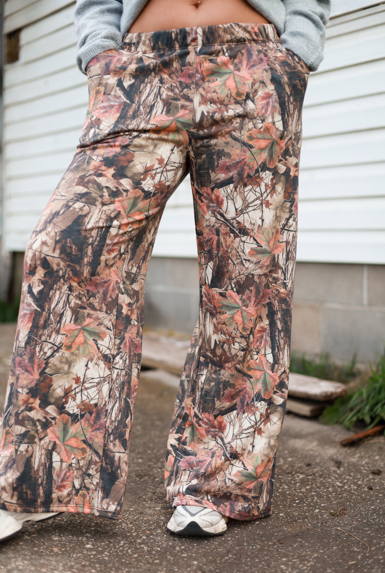 Forest Camo Wide Leg Pants
