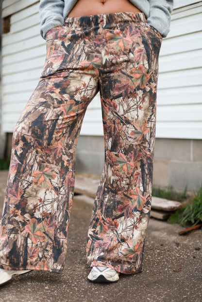 Forest Camo Wide Leg Pants