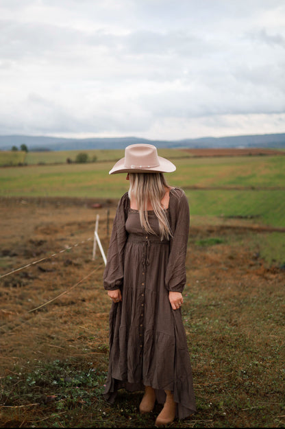 Runaway Acres Lace Maxi Dress