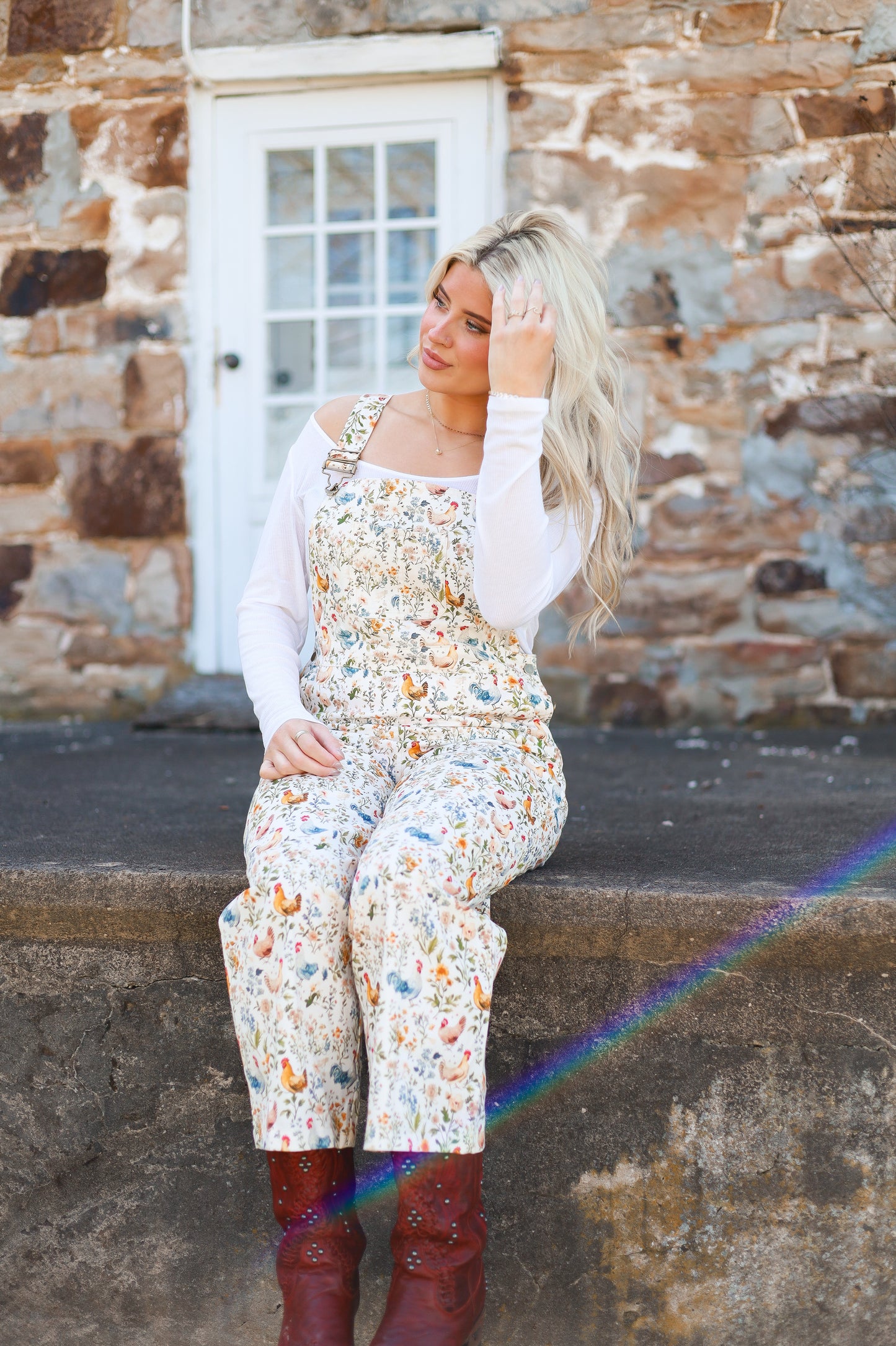 Spring Chicken Overalls