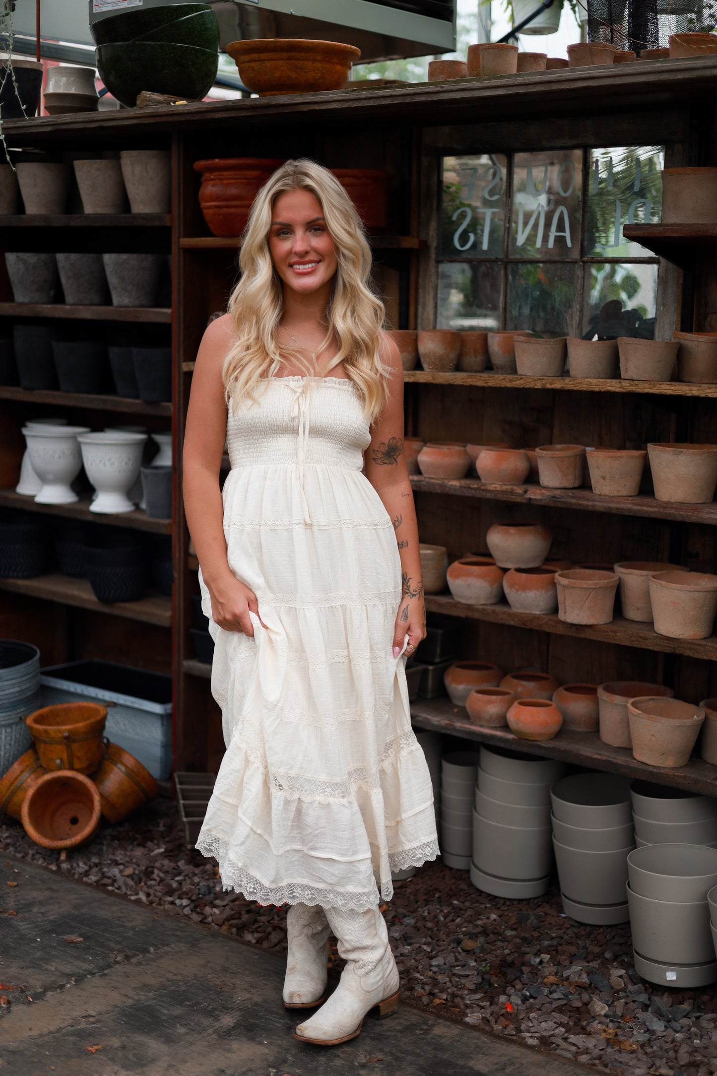 Country Linen Dress