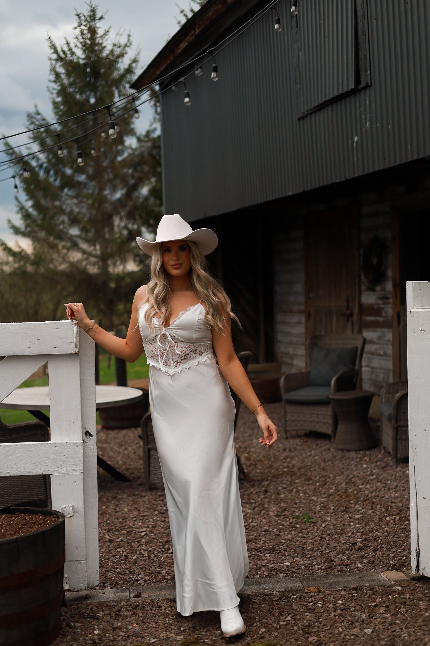Stallion Dress - White
