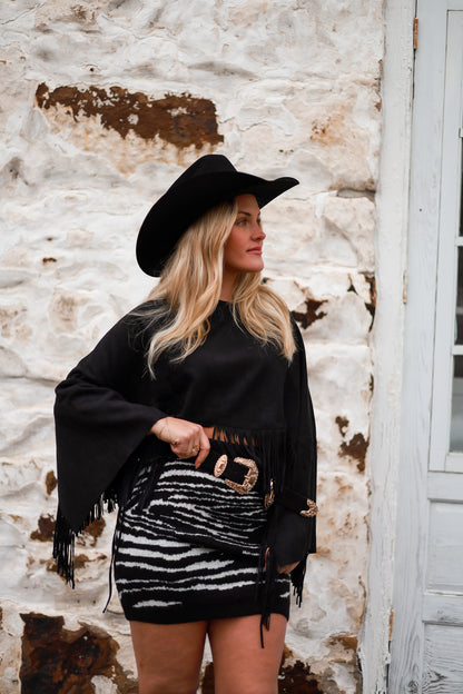 Wildstripe Knit Skirt