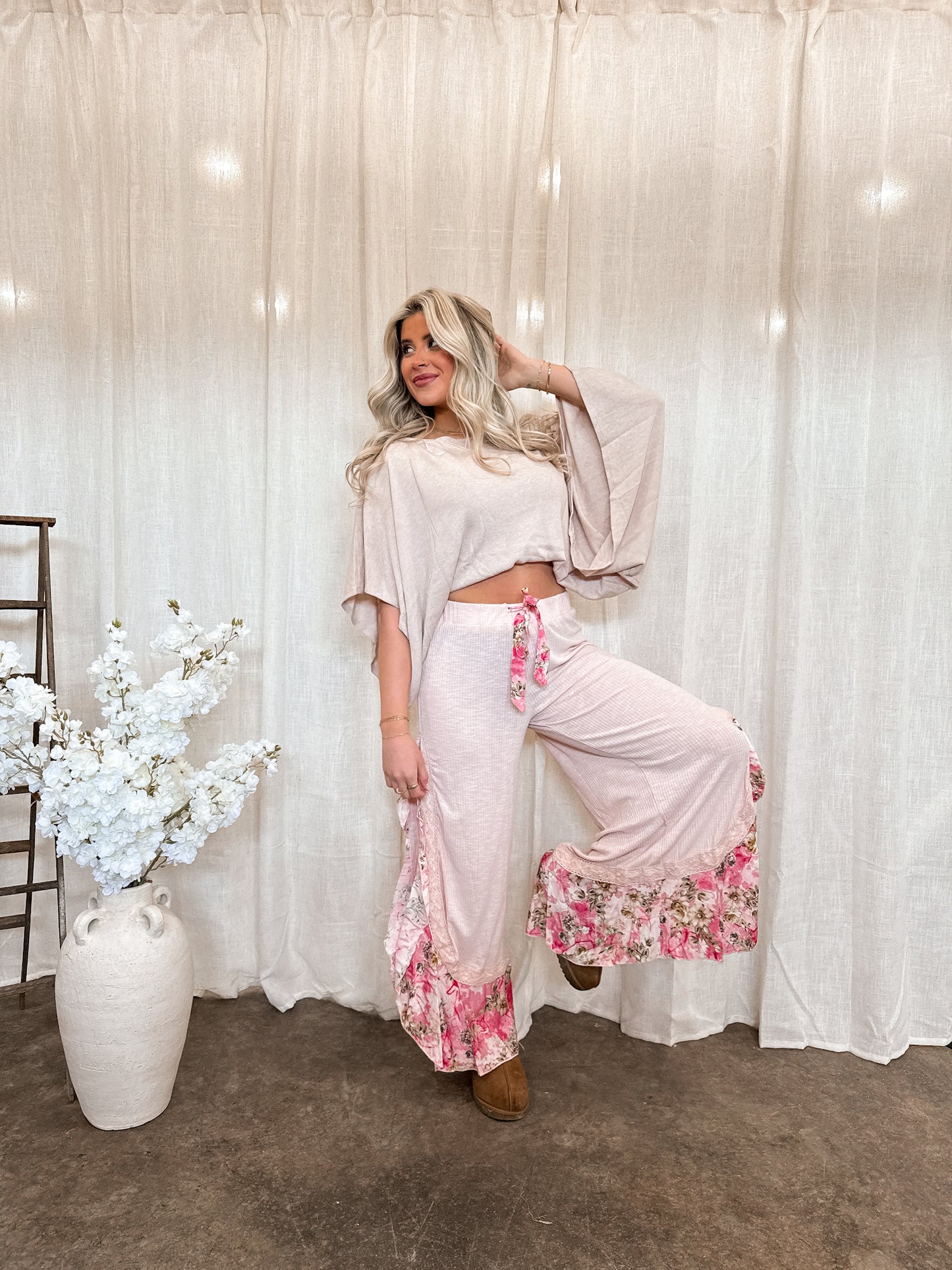 Blush Tulip Bohemian Pants