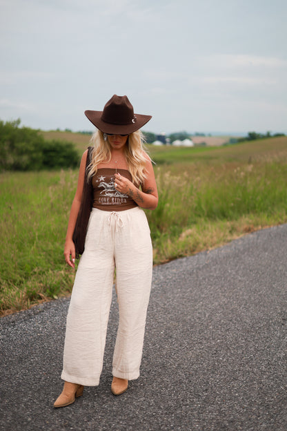 Lone Rider Top - Brown