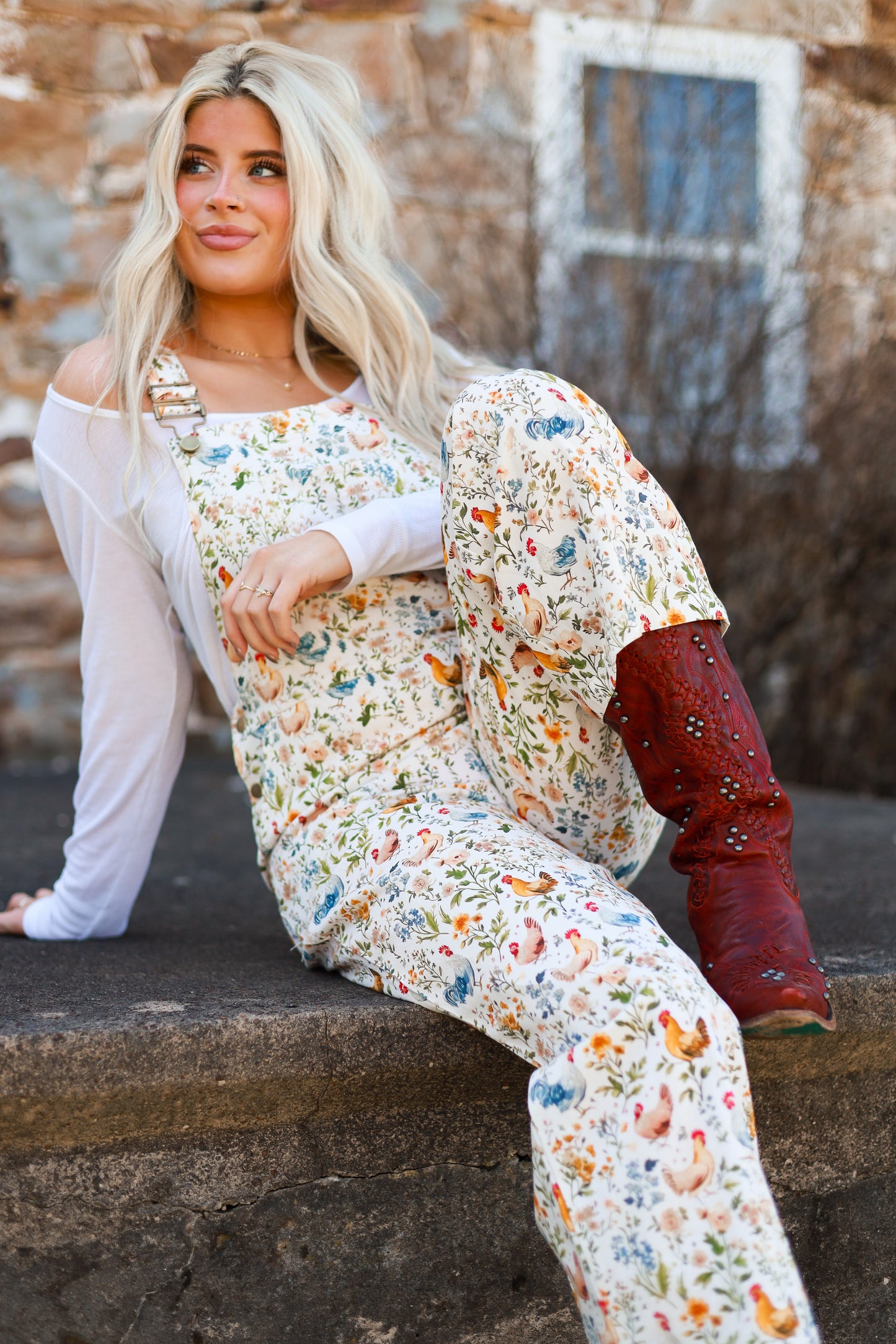Spring Chicken Overalls