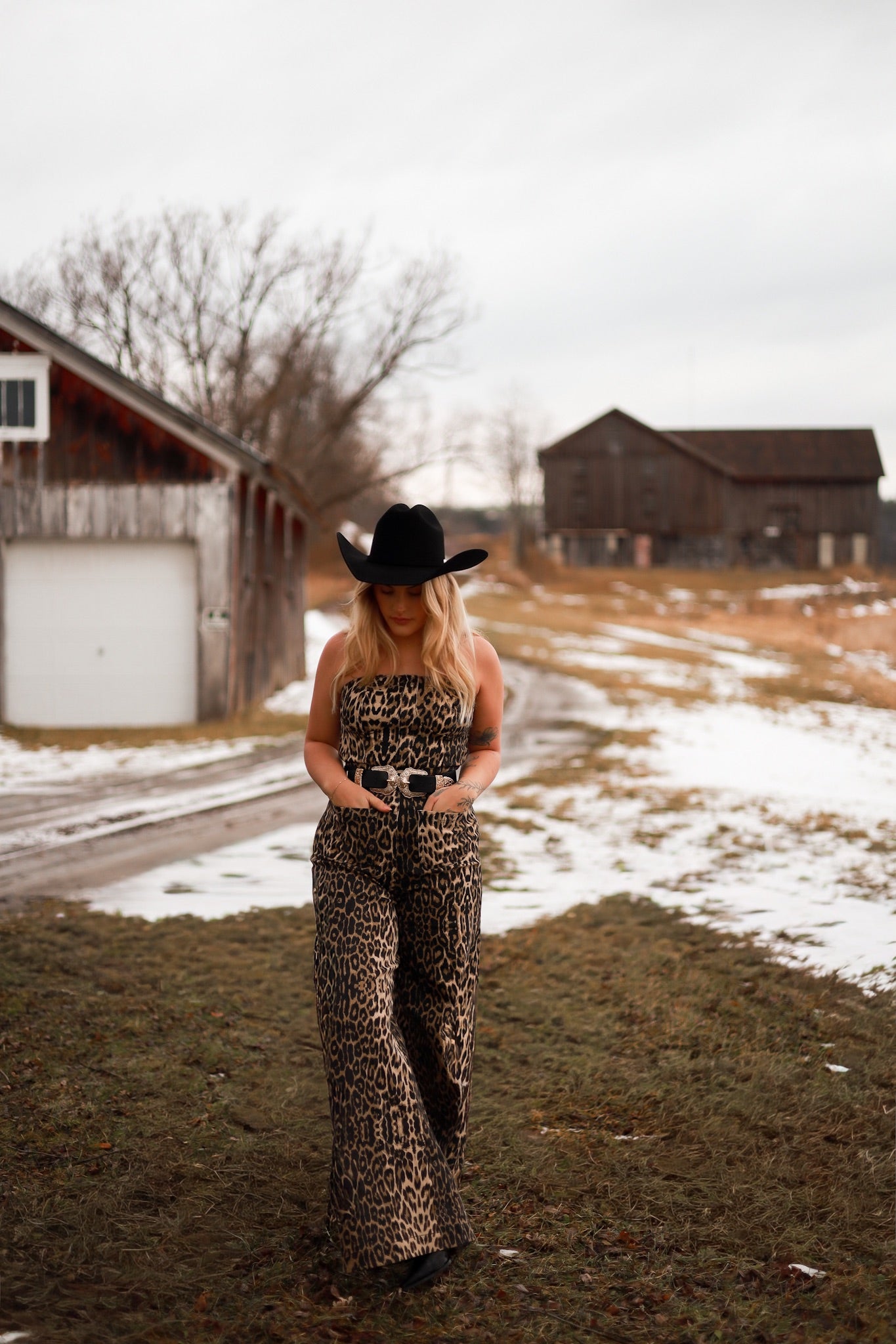 Allure Jumpsuit - Leopard