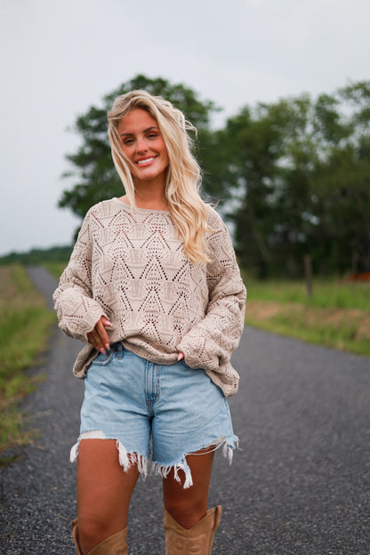 Country Air Sweater - Beige