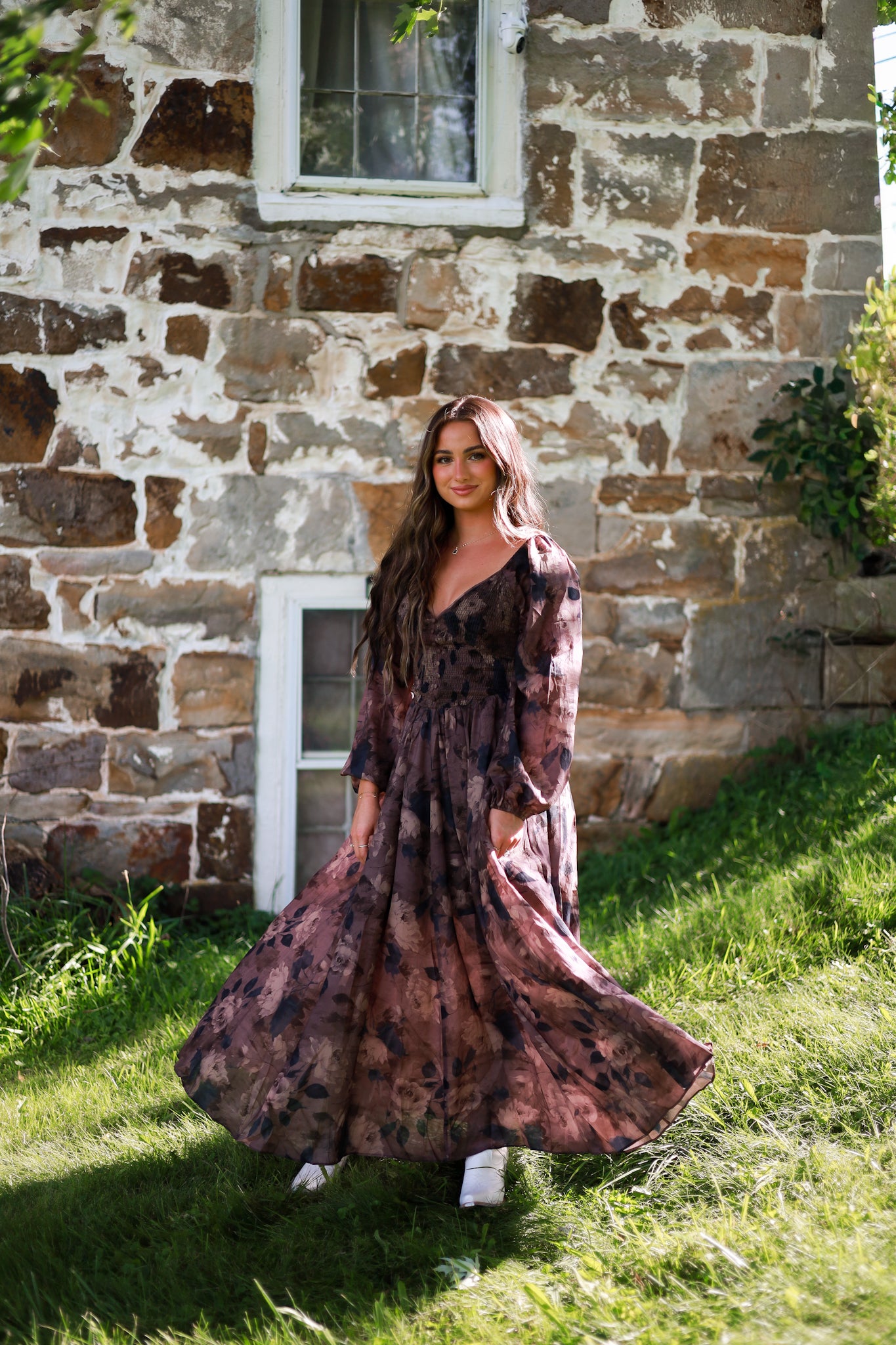 Everly Floral Maxi Dress