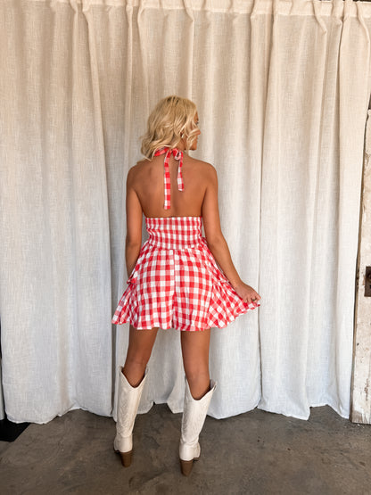 Hazelwood Romper - Sugared Rose