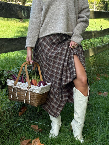 Hearthside Plaid Skirt