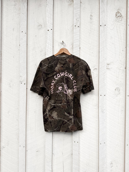 Ivory Cowgirl Club Oversized T-Shirt