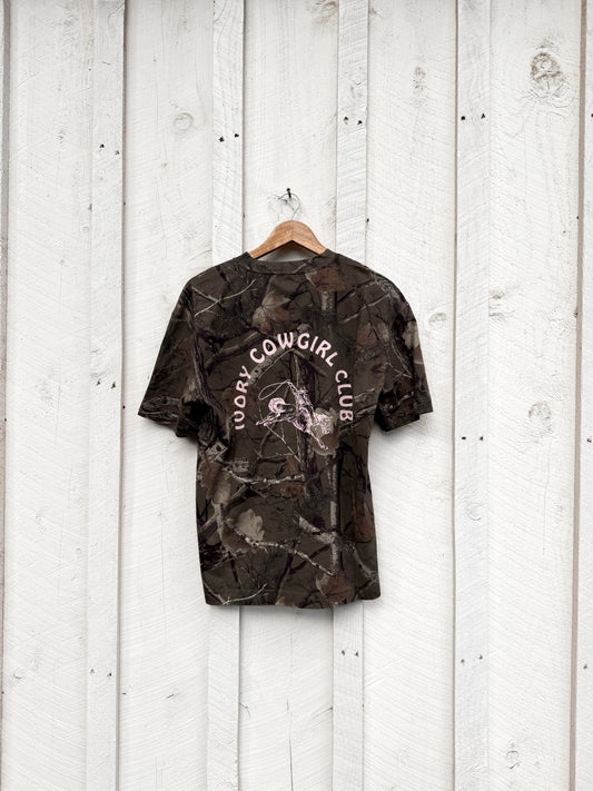 Ivory Cowgirl Club Oversized T-Shirt