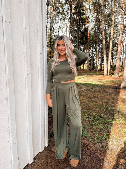 Sandstone Lounge Set - Matcha