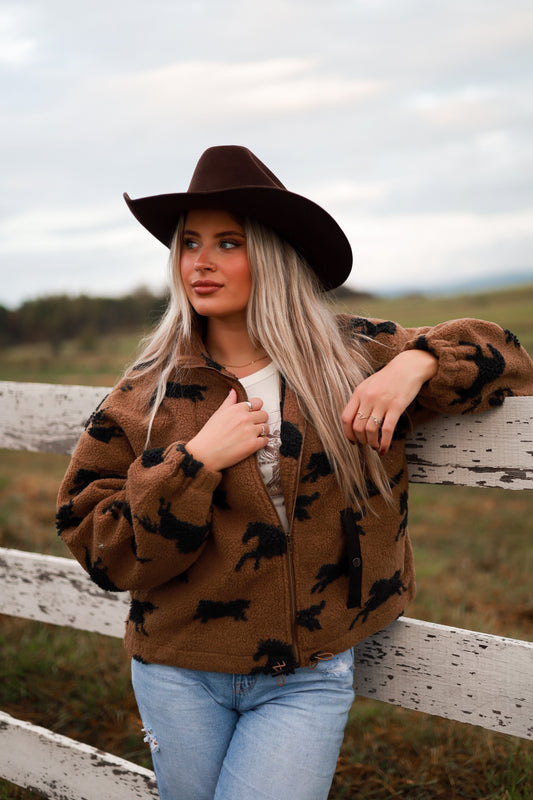 Mustang Zip Up