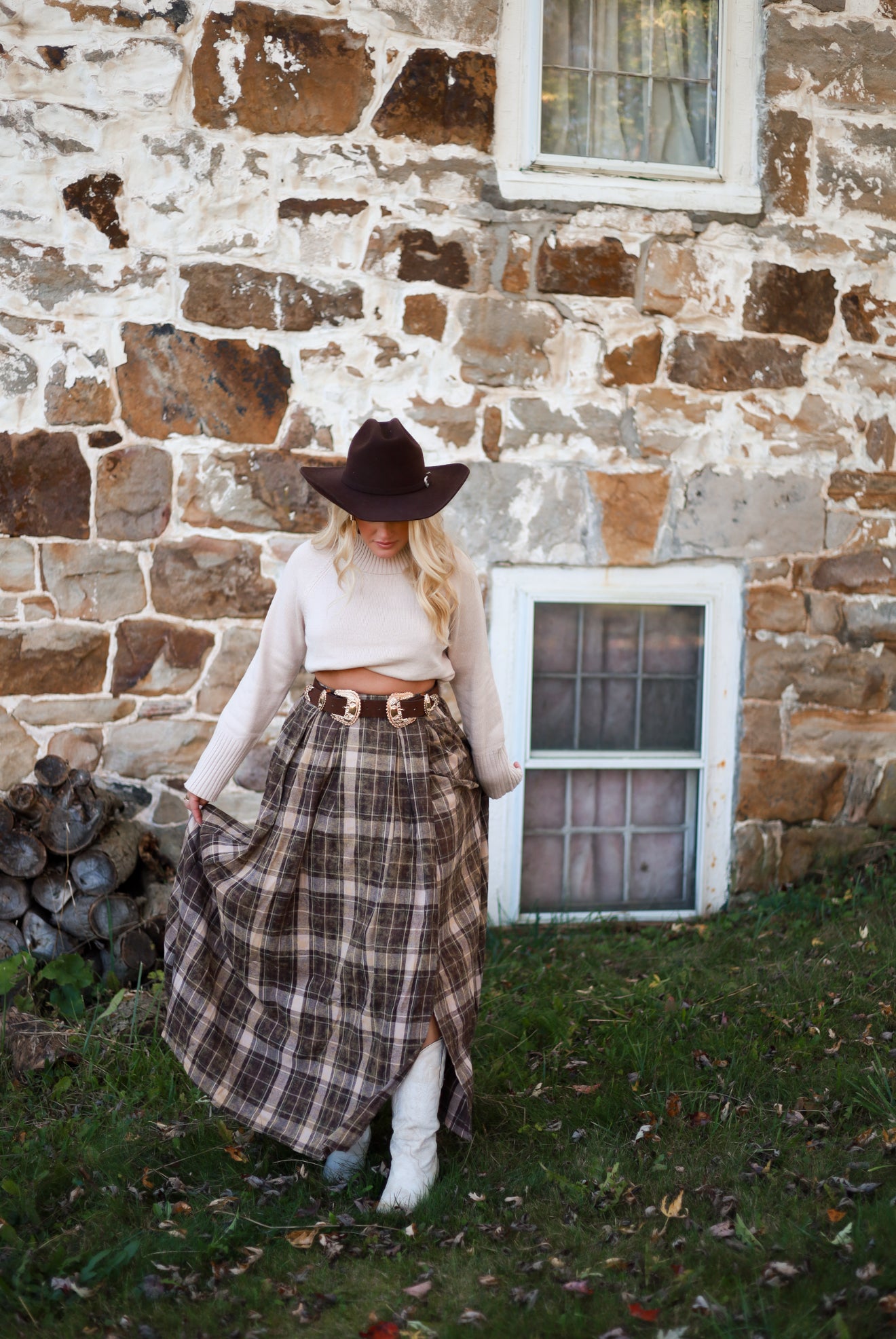 Chestnut Acres Flannel Skirt