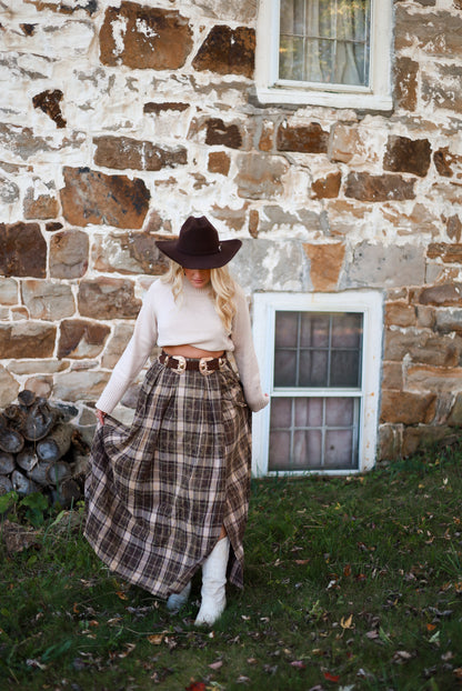 Chestnut Acres Flannel Skirt