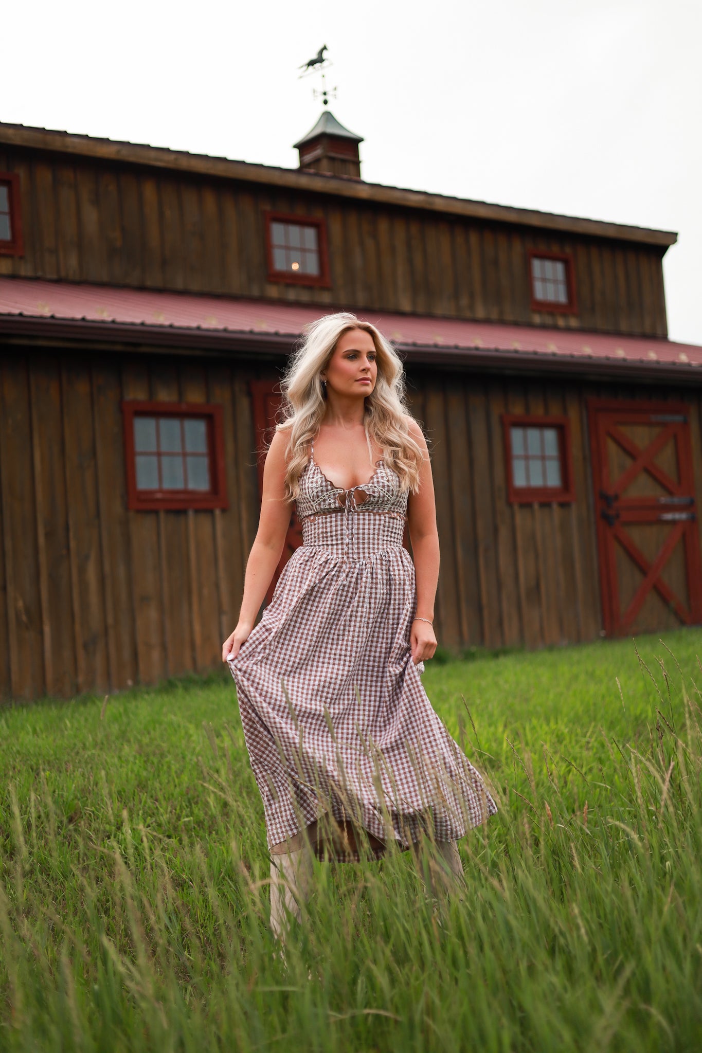 Clover Cottage Midi Dress