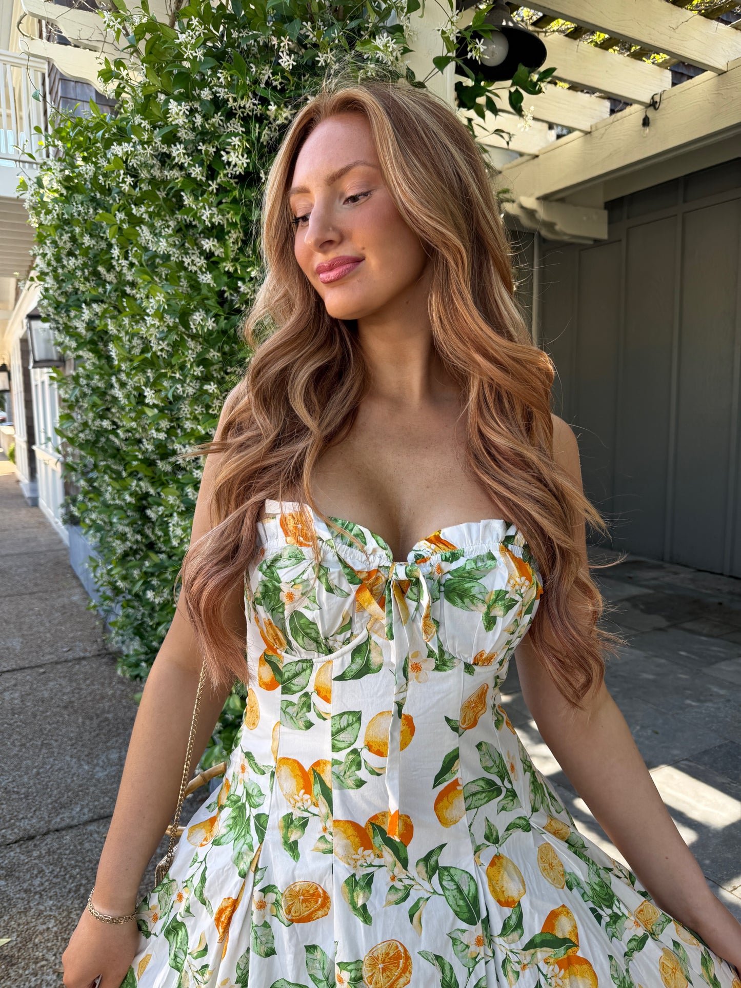 Lemon Sorbet Midi Dress