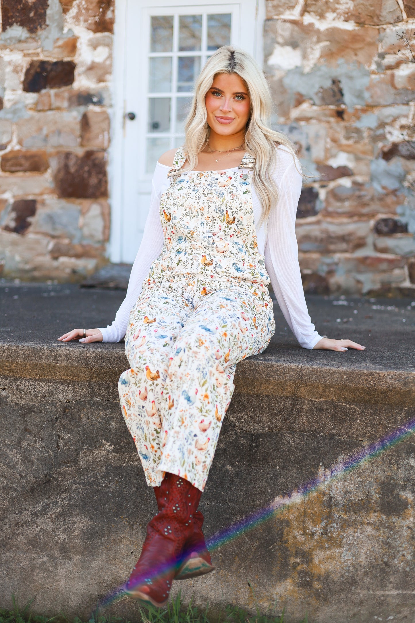 Spring Chicken Overalls