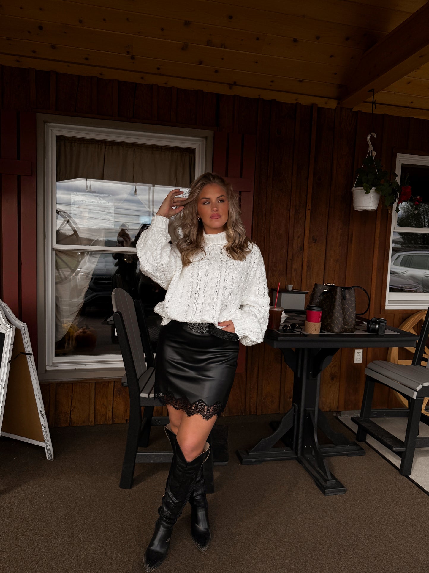 Marshmallow Chunky Knit Sweater