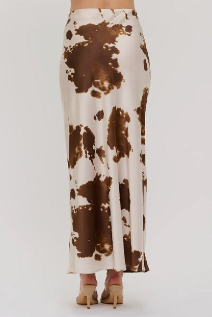 Hide Skirt - Brown