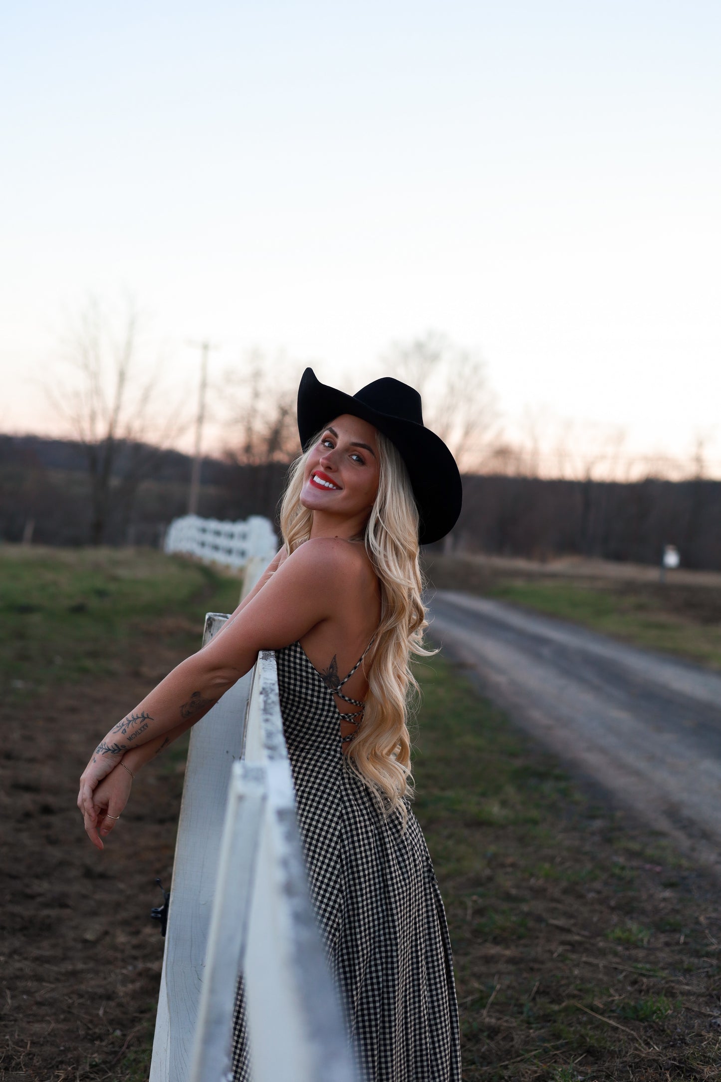 Homestead Gingham Maxi Dress