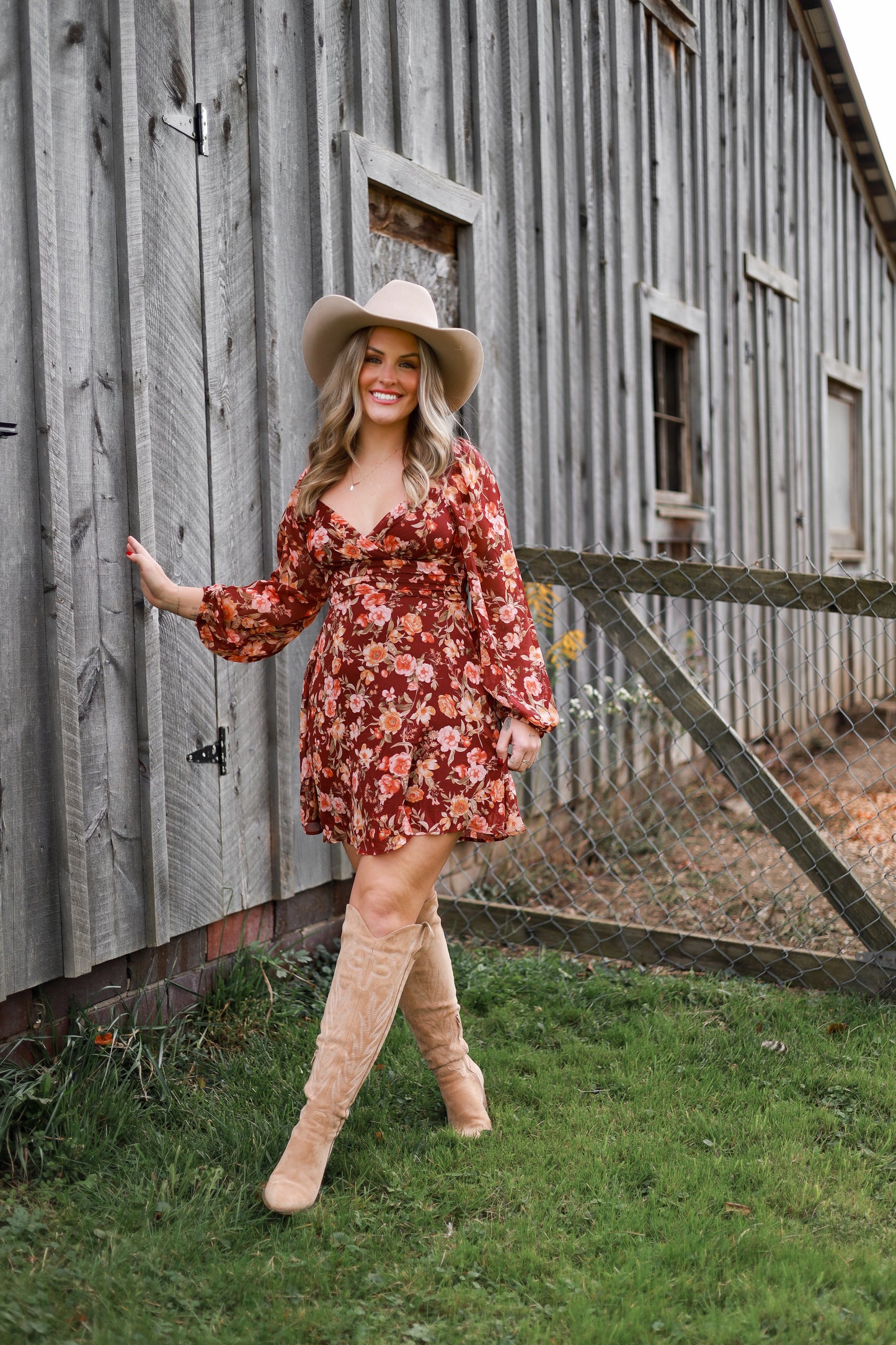 Cranberry Merlot Mini Dress