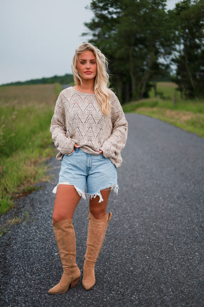 Country Air Sweater - Beige
