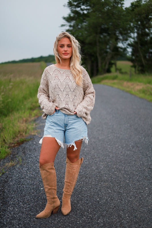 Country Air Sweater - Beige