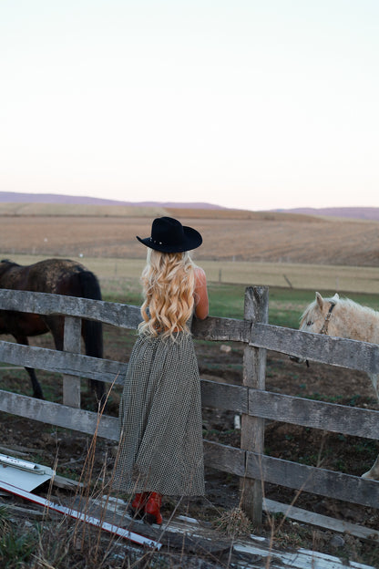 Homestead Gingham Maxi Dress