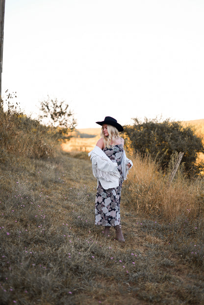 On The Range Midi Dress - Plum